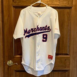 VINTAGE OFFICIAL RAWLINGS EMBROIDERED BASEBALL JERSEY,CIRCA 1990'S, SHORT SLEEVE